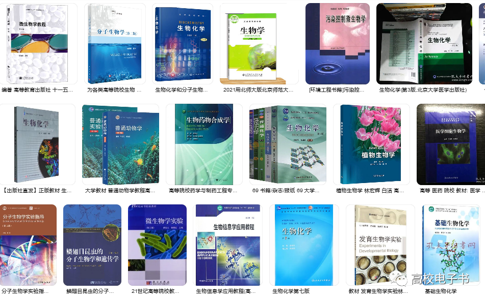 高校生物教材PDF电子书 封面图
